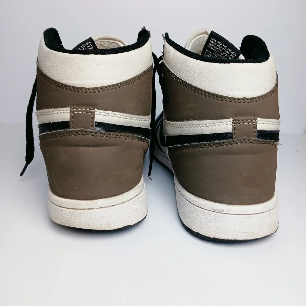Nike Air Jordan 1 Retro High OG Dark Mocha Black Sail Mens Sneaker Size 12